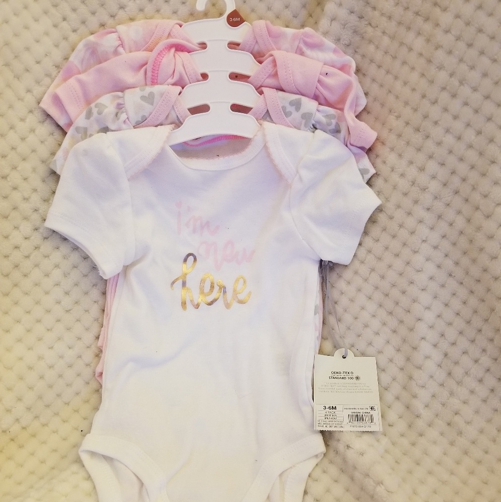 Brand new 4 onesies